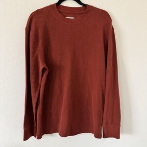 Goodfellow & Co Men’s Rust Thermal Sweater Size M